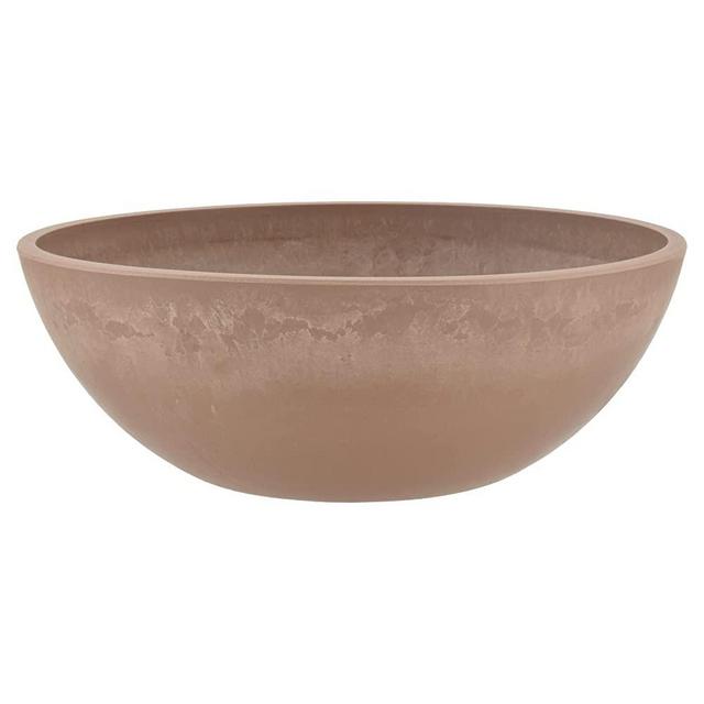 PSW Arcadia Products, Centerpiece Bowl, Fairy Garden Planter M30TP, 12 Inch, Taupe