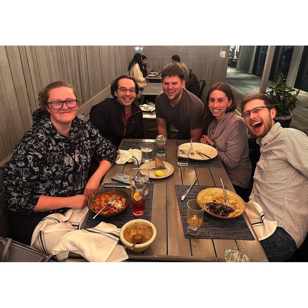 A good time and a good dinner had by all.