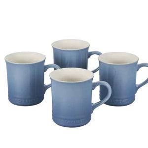 Chambray Vancouver Mugs, Set of 4