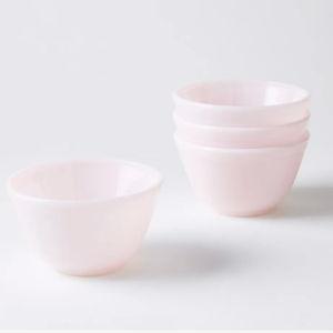 Pink Mosser Glass Cereal Bowls