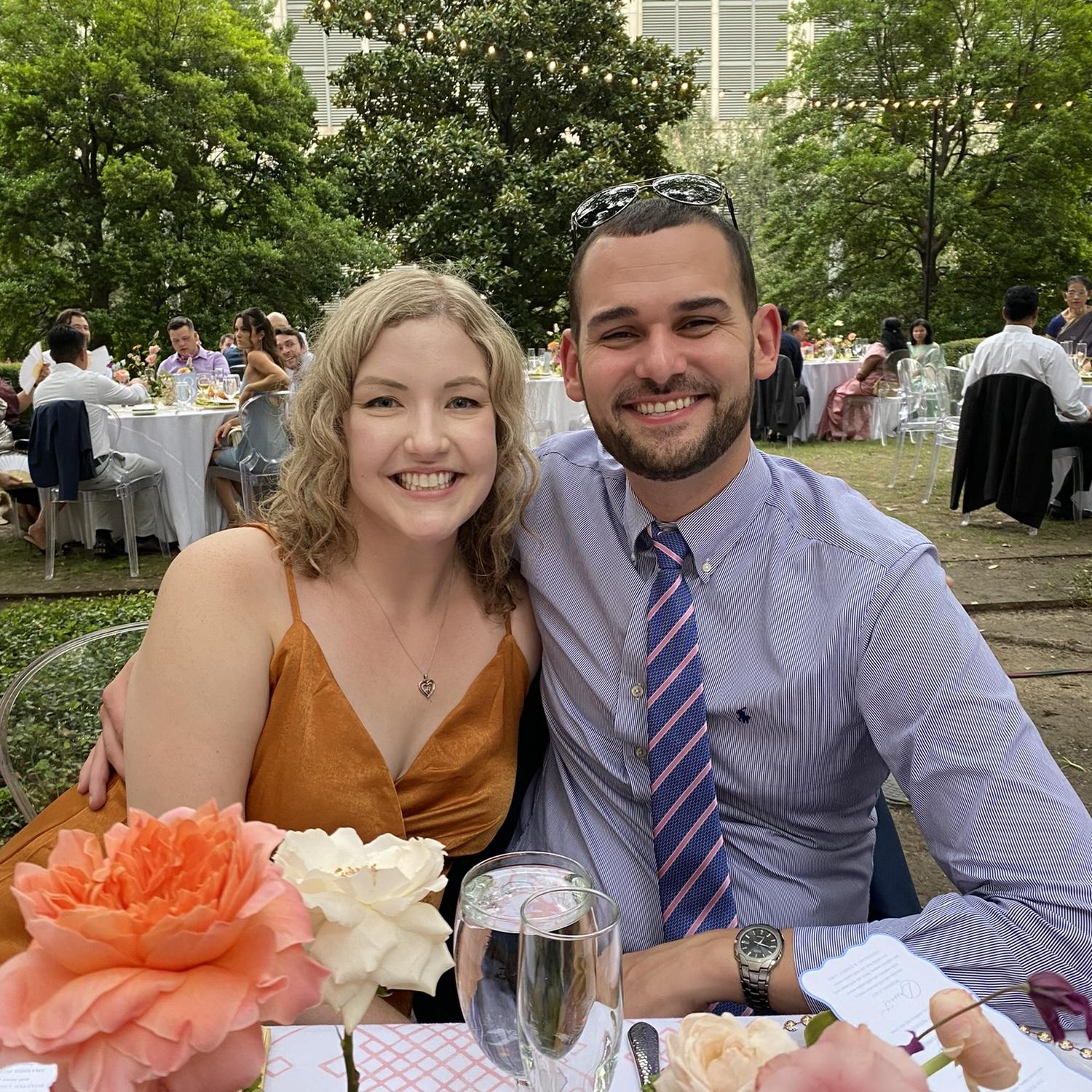 Guests at a friends wedding 2024