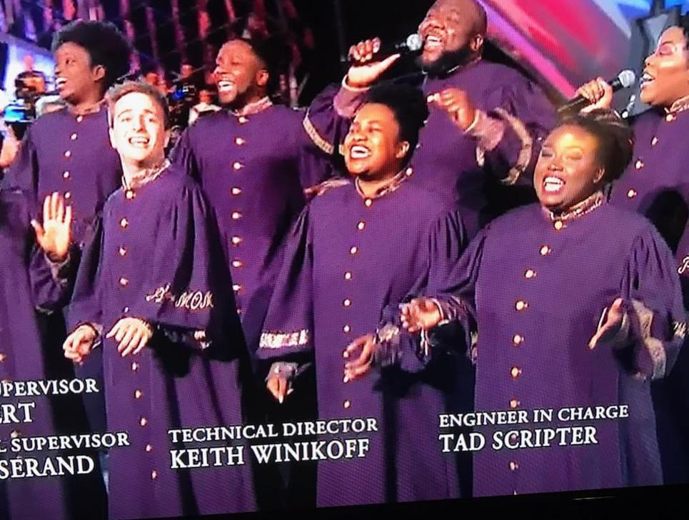 Singing together for the annual Capital 4th Concert at the US Capitol— July 2017