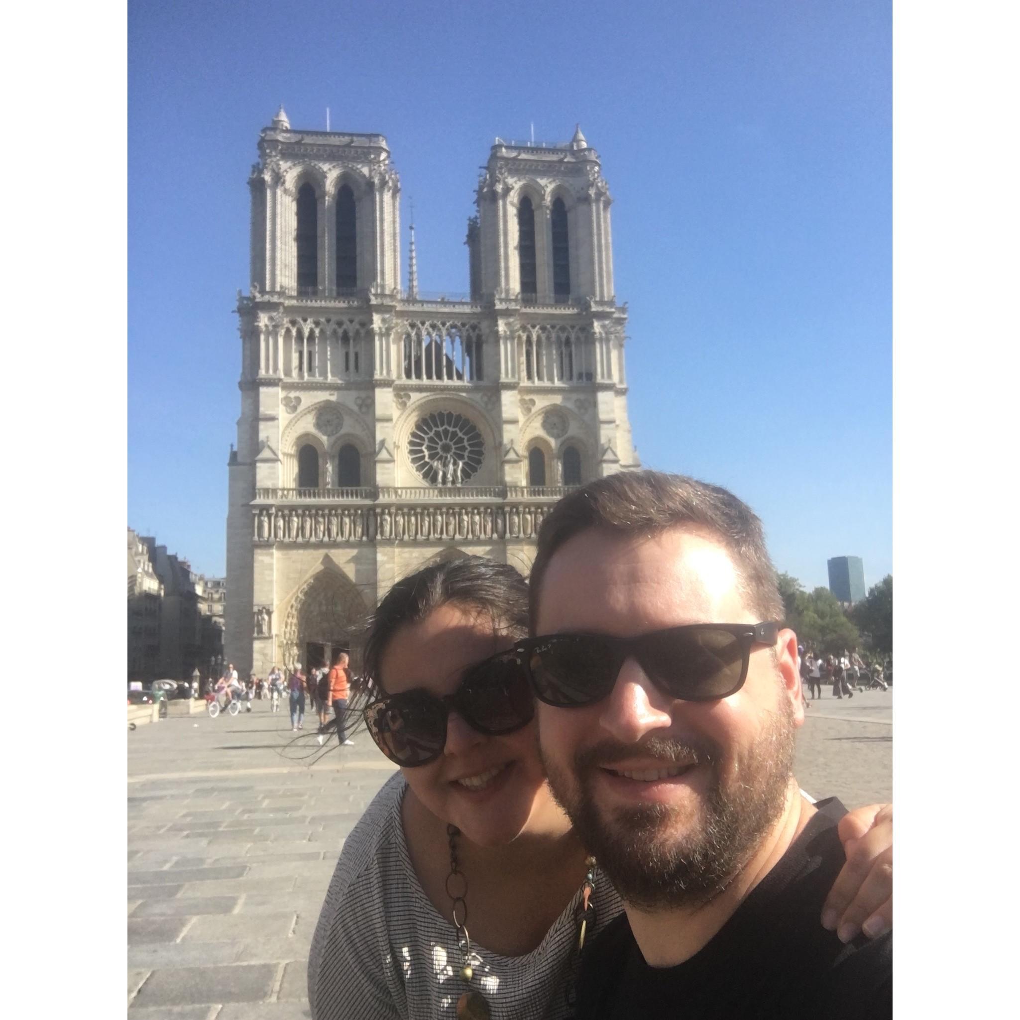 La Banda Travagli across Europe - Notre Dame, Paris, September 2018