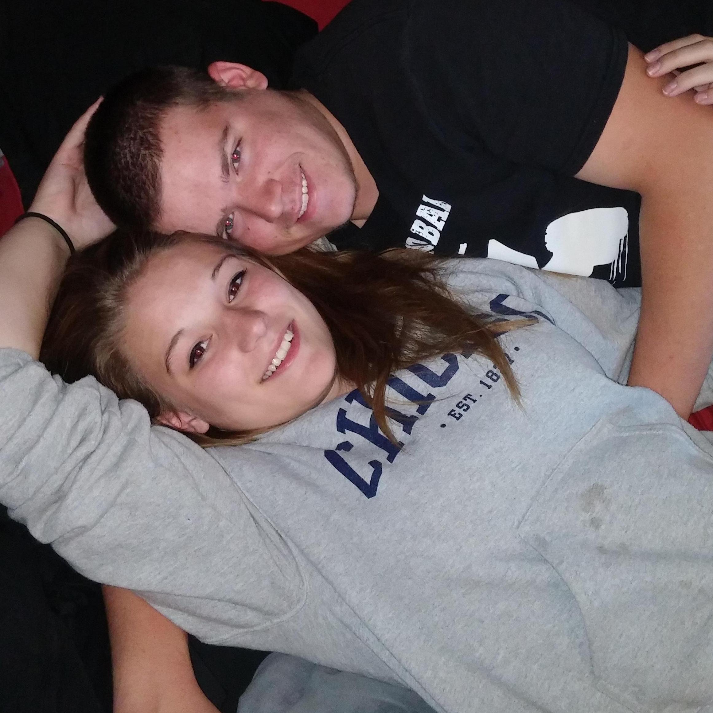 We joke about how young (and skinny) we both were in this one.