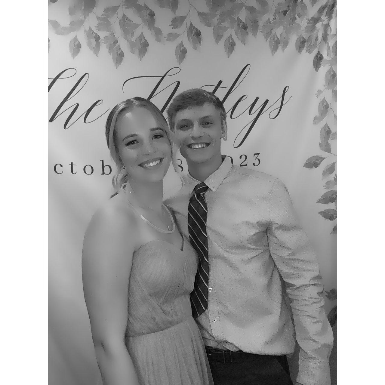 Attending a friend's wedding in October 2023