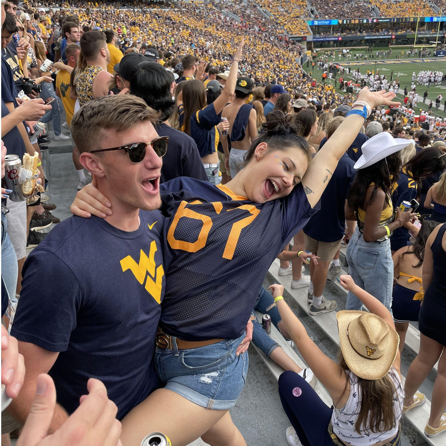 One of the many WVU football games. October 2nd, 2021