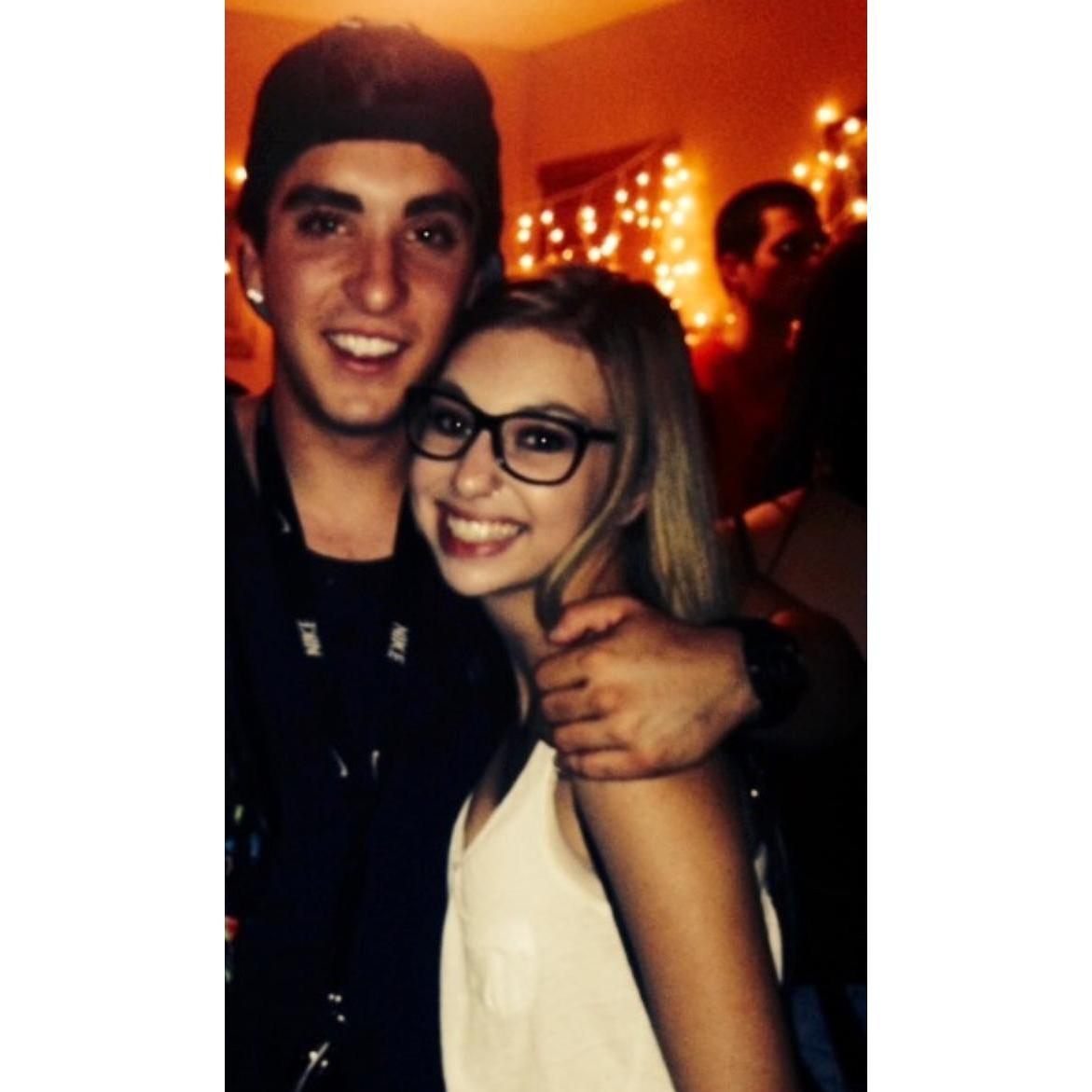 Our first ever picture together, 2014.