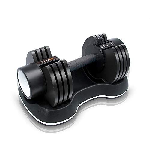 ATIVAFIT Adjustable Dumbbell 27.5 lbs Weight Set for Gym Home (Single)