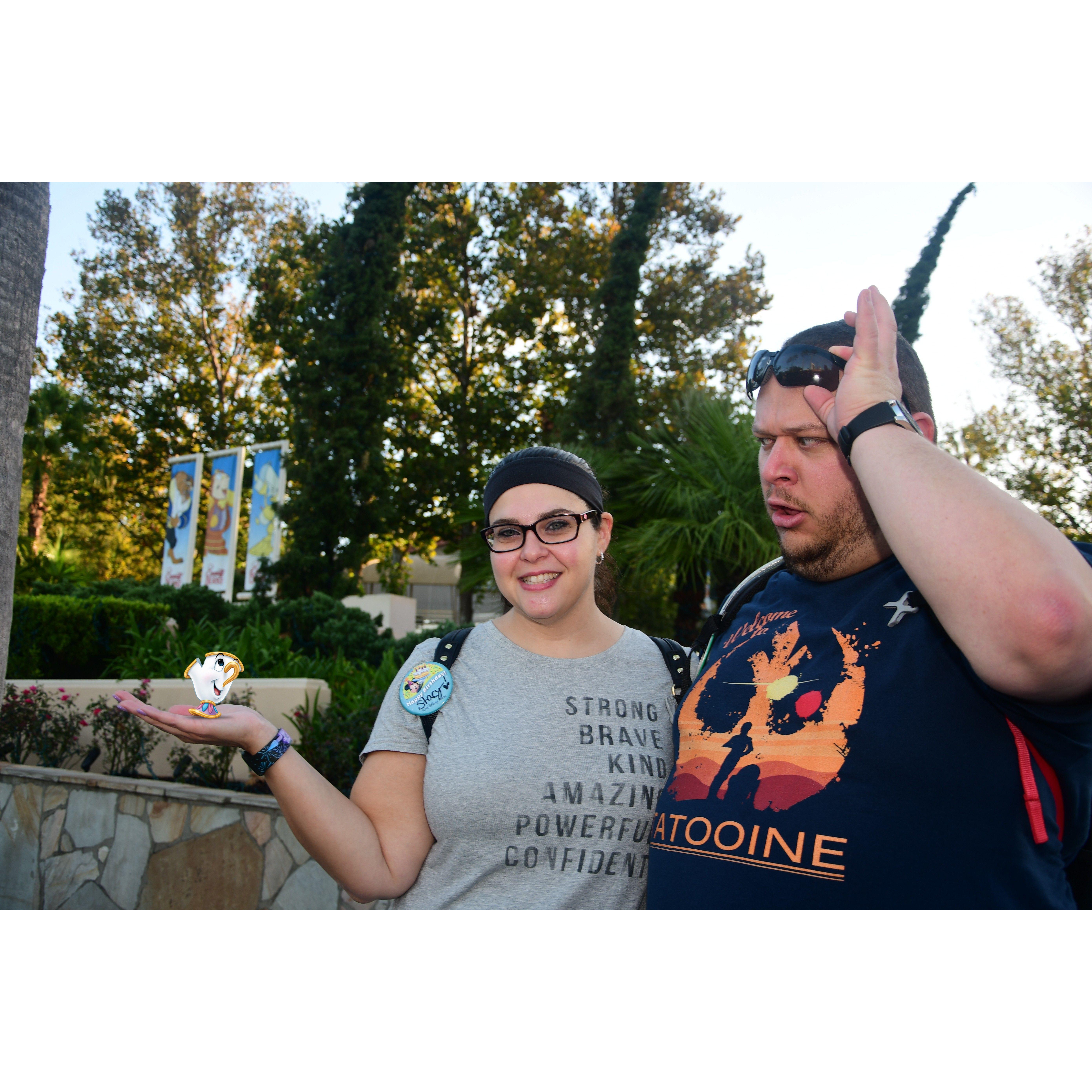 Making new friends at Disney!