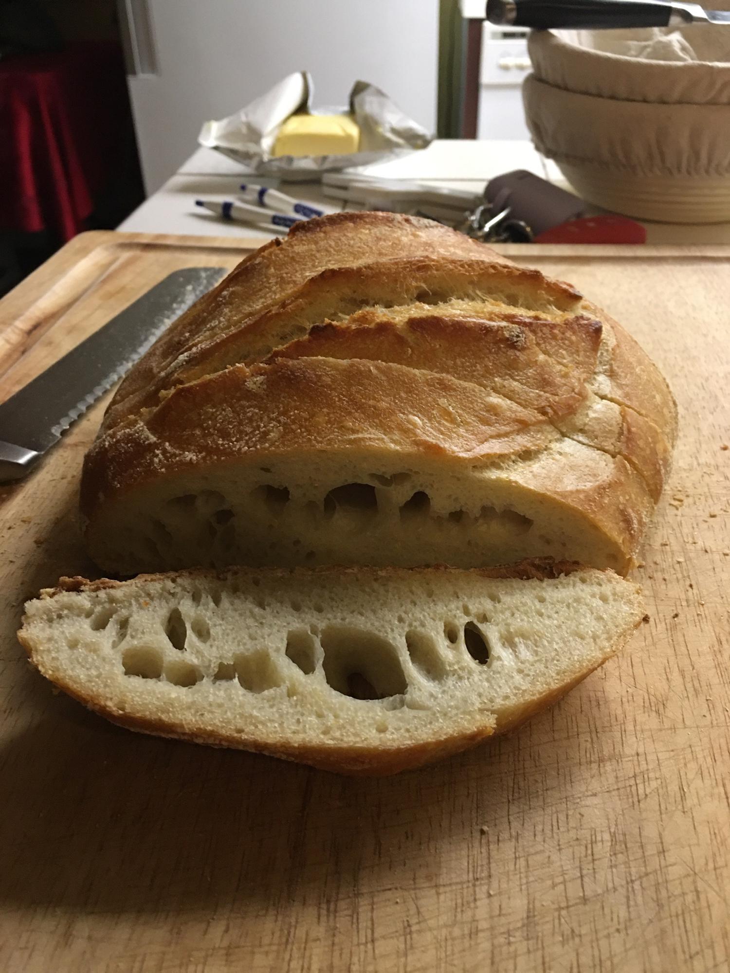 All the Covid things! We learned how to make 
Sourdough from starter