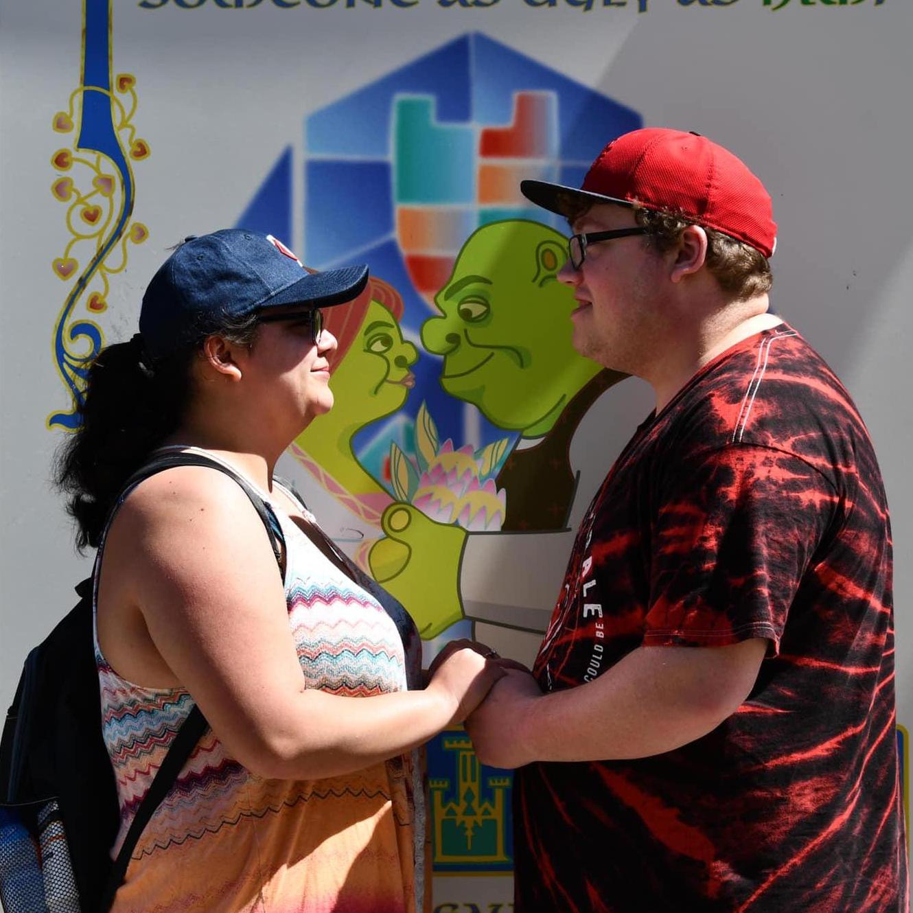 Our couples goals are Shrek and Fiona