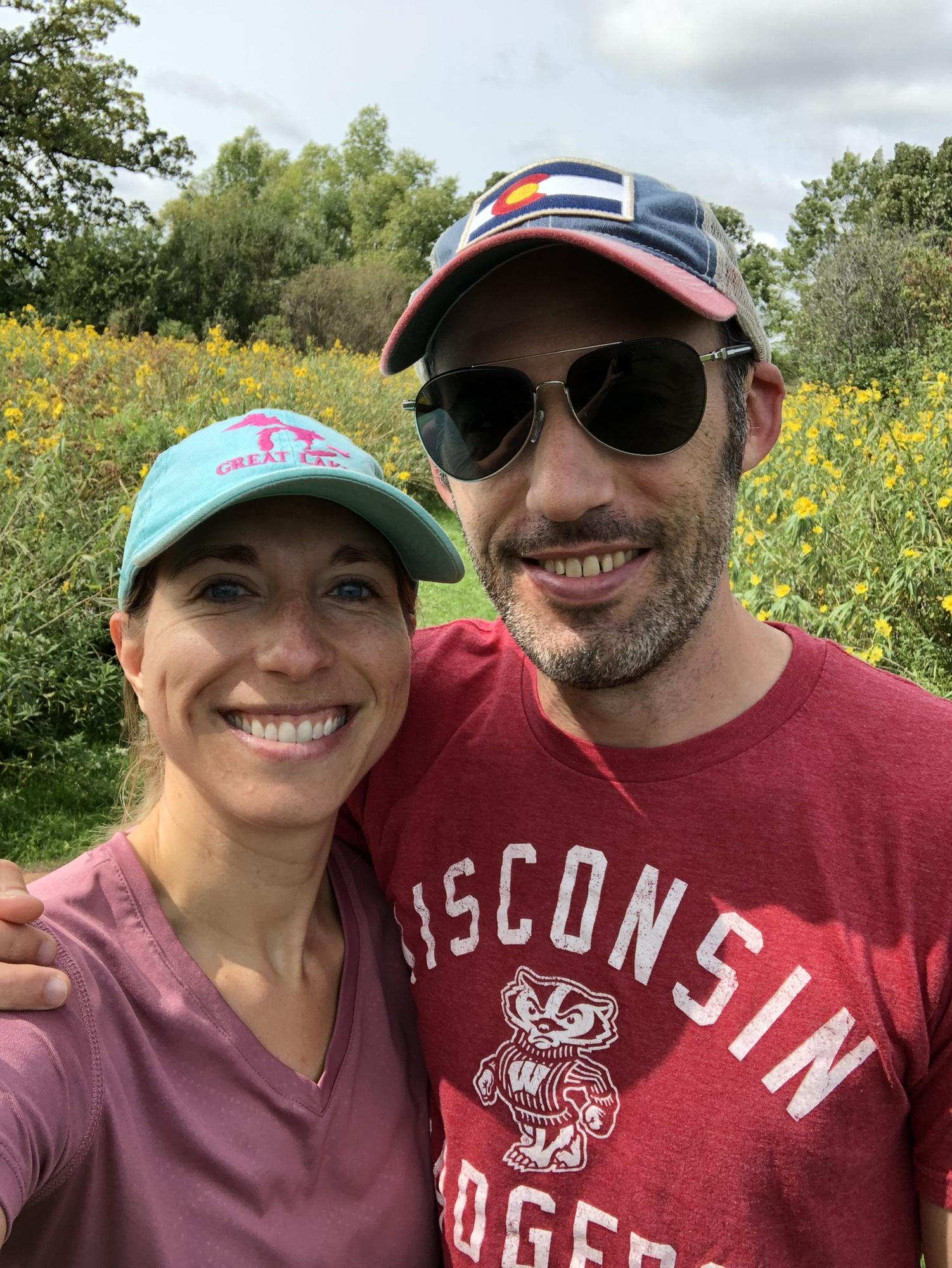 A photo from one of our many hikes that helped us get out of the house during the worst of COVID