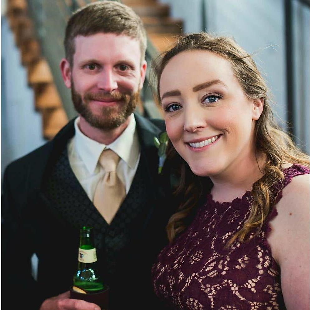 This was our first picture taken together, at Lindsey & Jacob's wedding, where we met.