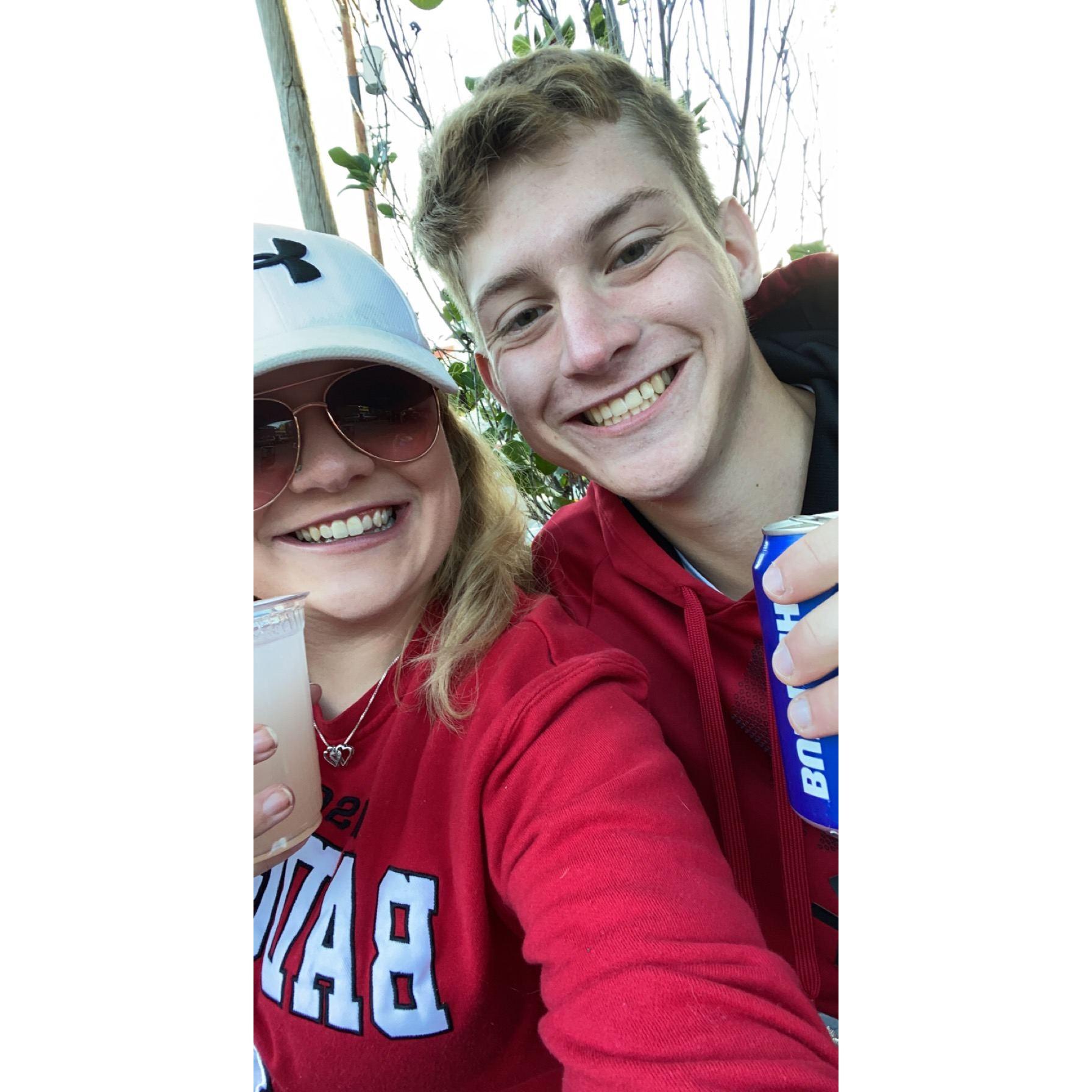 Badger football game tailgate!