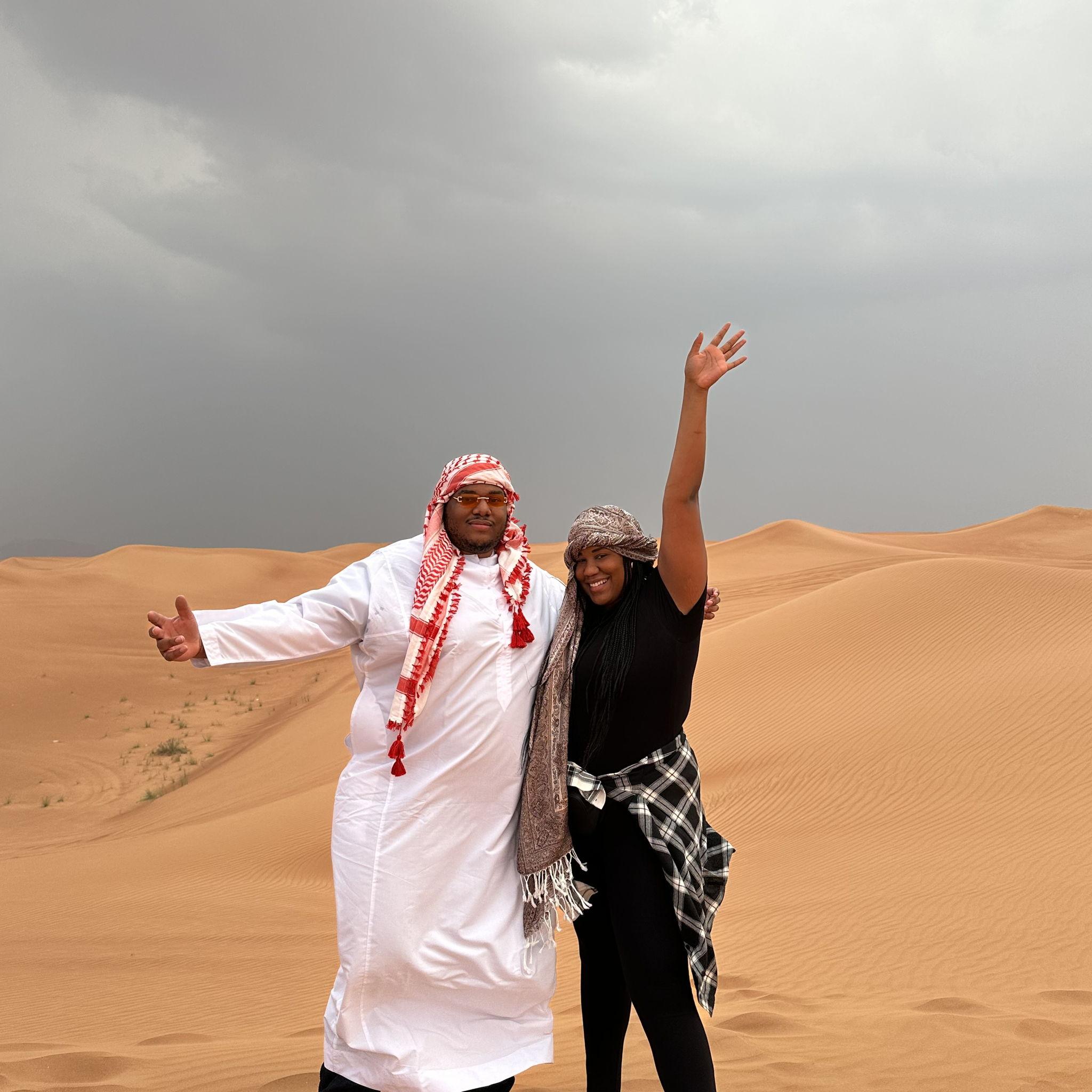 Our first trip out of the country together was to Dubai to celebrate a friend’s birthday.