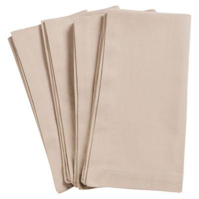 Solid Buffet Napkins in Linen (Set of 4)