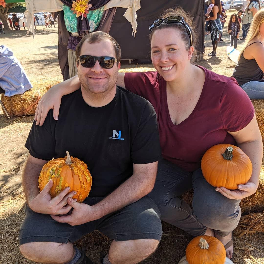 Pumpkin Patch at Bate's Nut Farm, October 2019