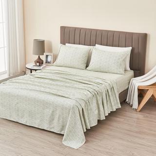 Evette Striped 4-Piece Sheet Set