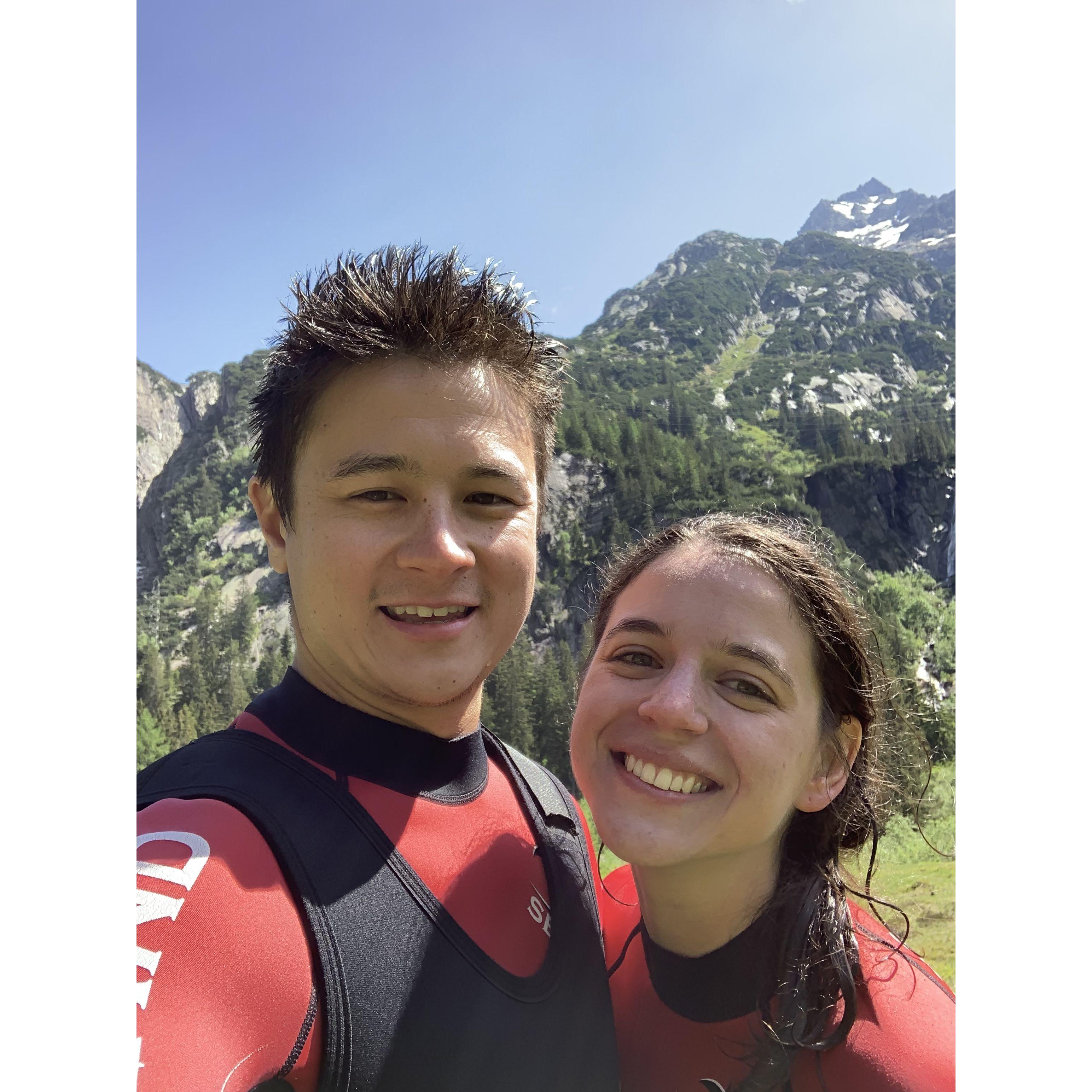 Canyoneering in Switzerland. 2019