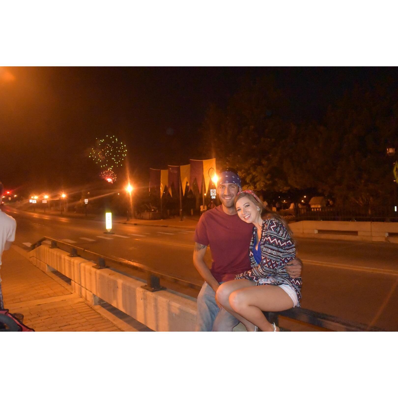 First 4th of July together.