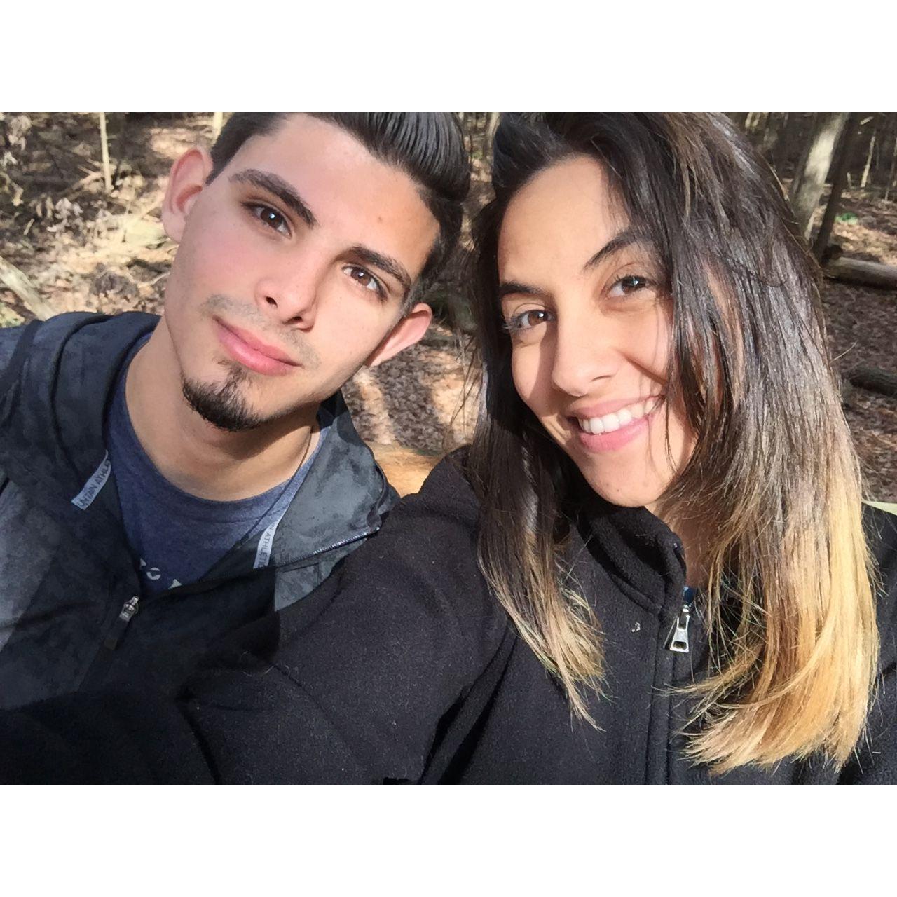 The first picture we ever took together only a month into knowing each other