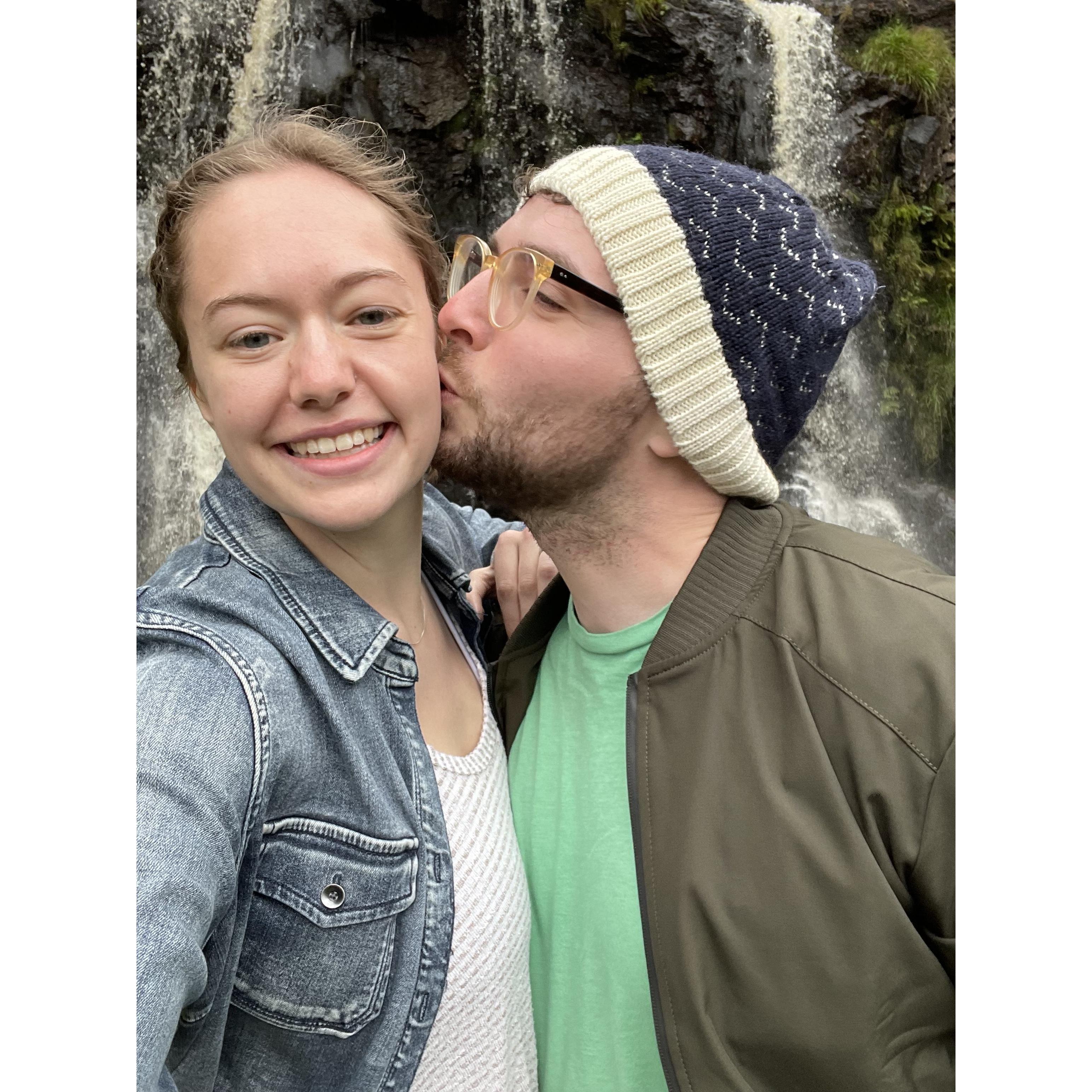 Their favorite stop on the trip was the fairy pools on the Isle of Skye.