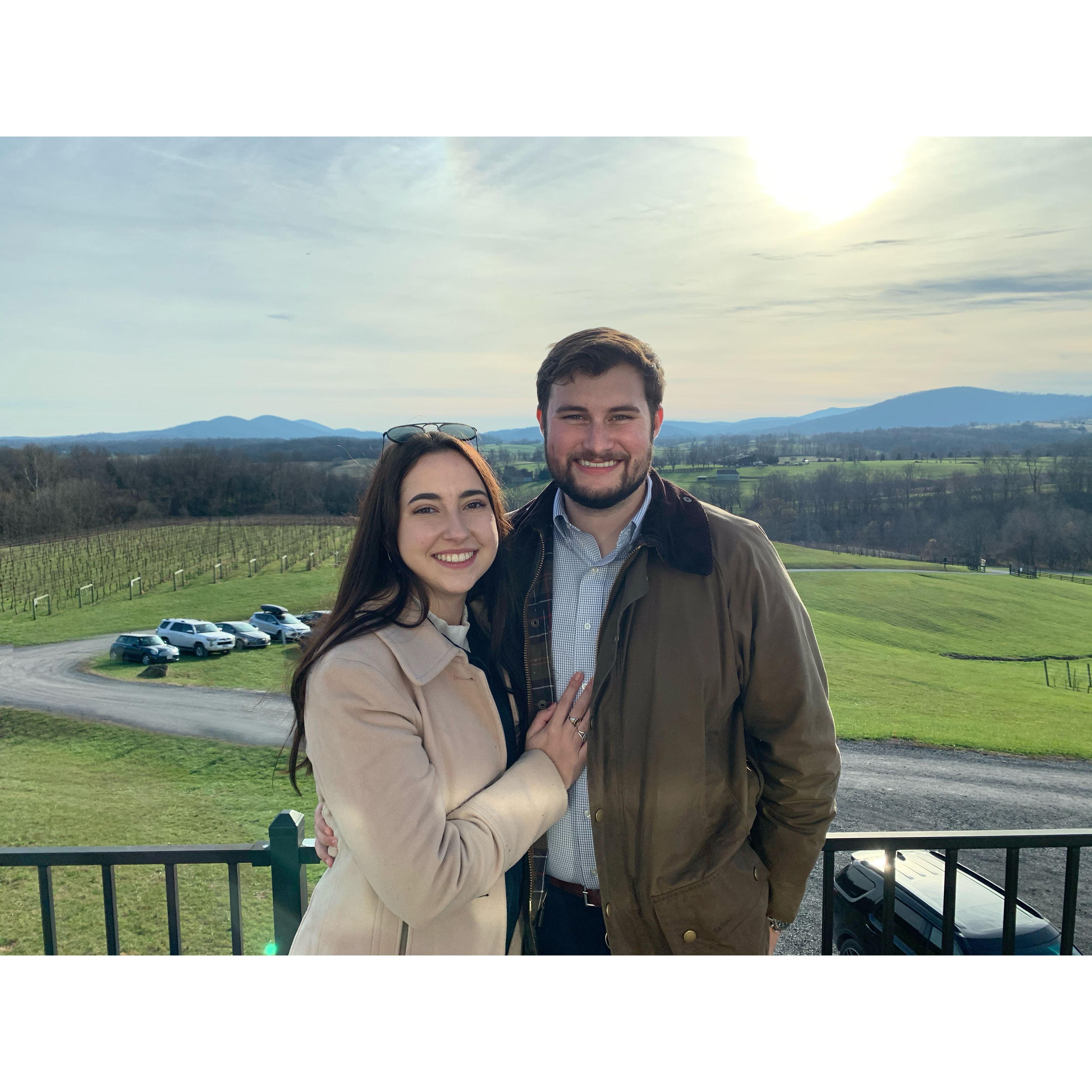 Taken at Delaplane Cellars, right between Winchester and Warrenton which we drove between often while we lived at home during COVID.