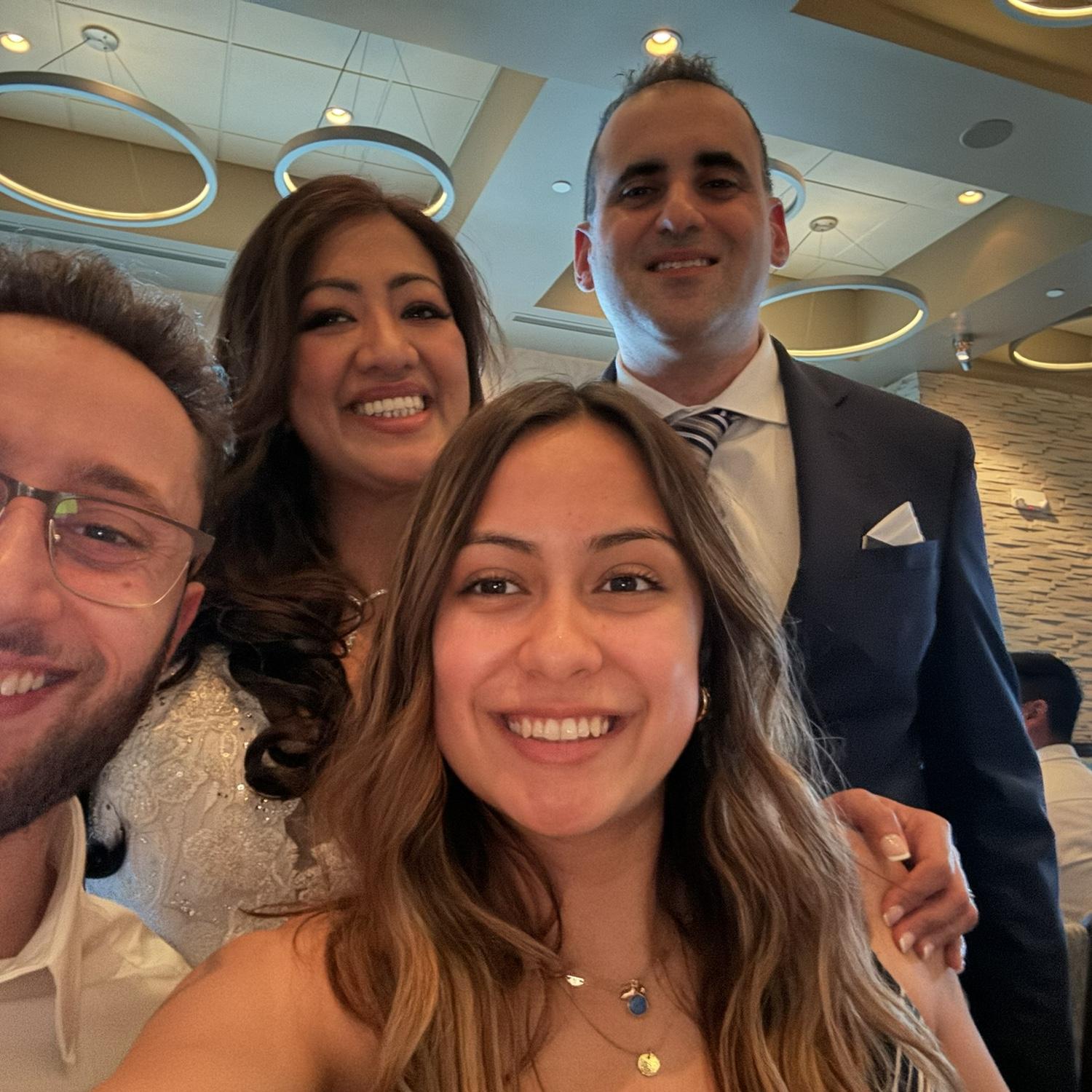 At Cousin David’s wedding🥰