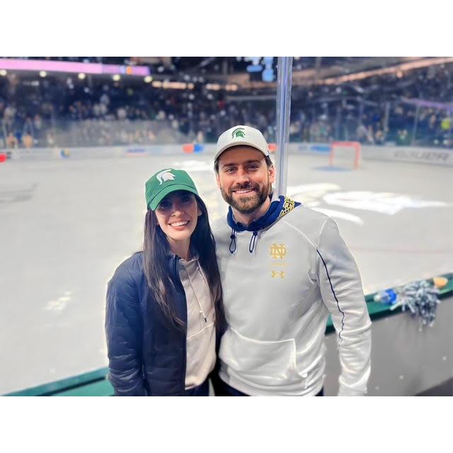First visit to Michigan State, to watch Chantalle's alma mater beat Jake's in hockey :)
