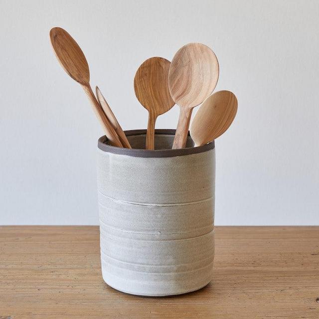 Stoneware Utensil Holder