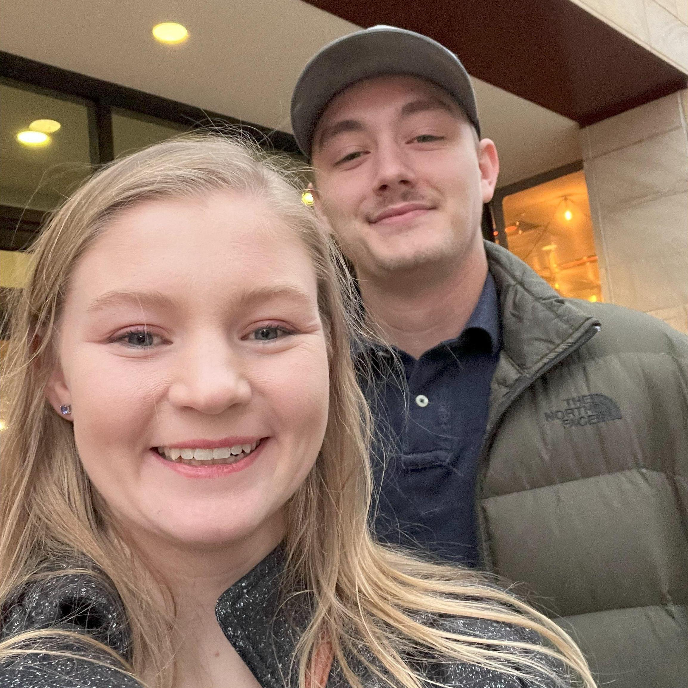 Outside the Country Music Hall of Fame in Nashville. Brandon learned just how long Taylor could hang out in a museum.