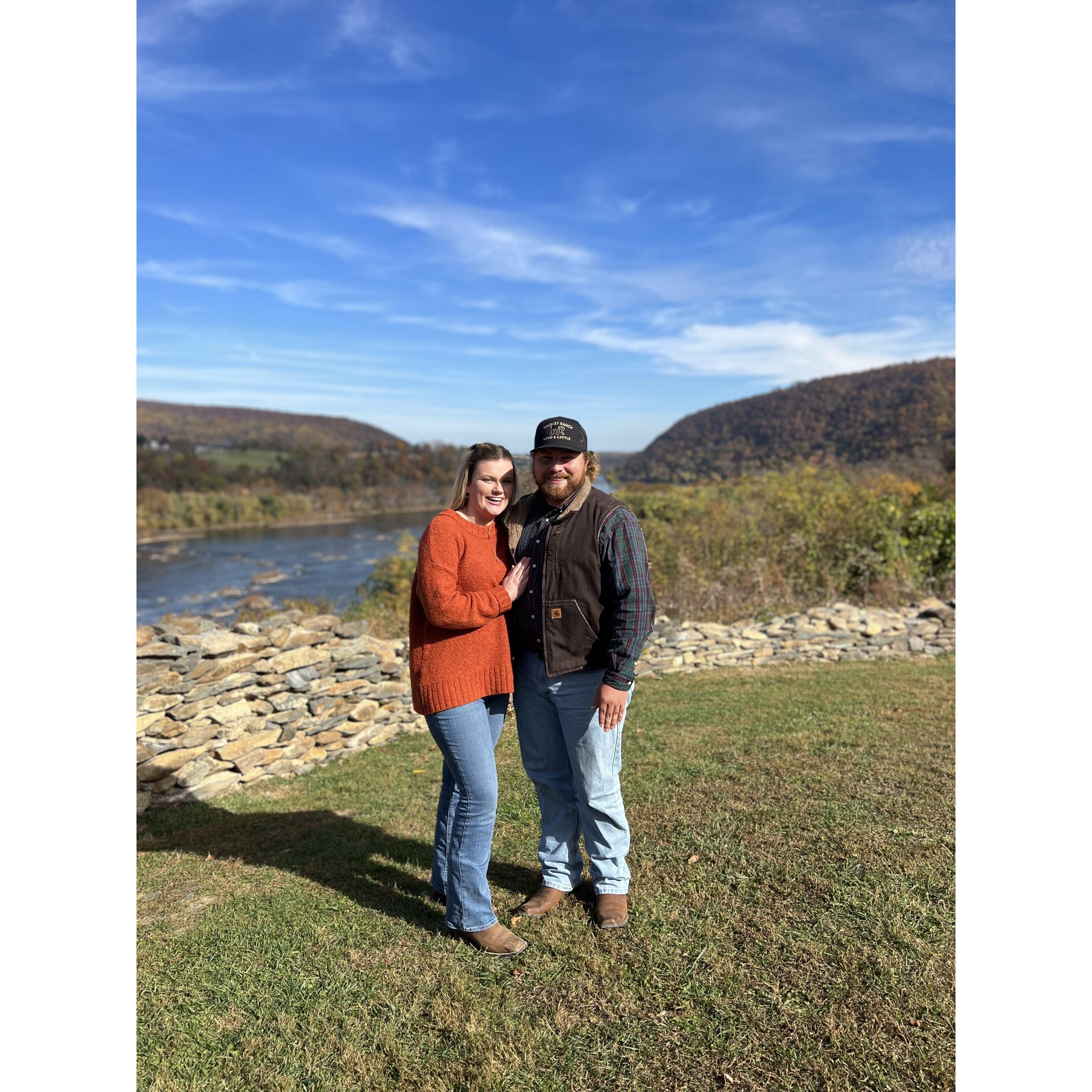 Trips to Harpers Ferry for our best friends' engagement!