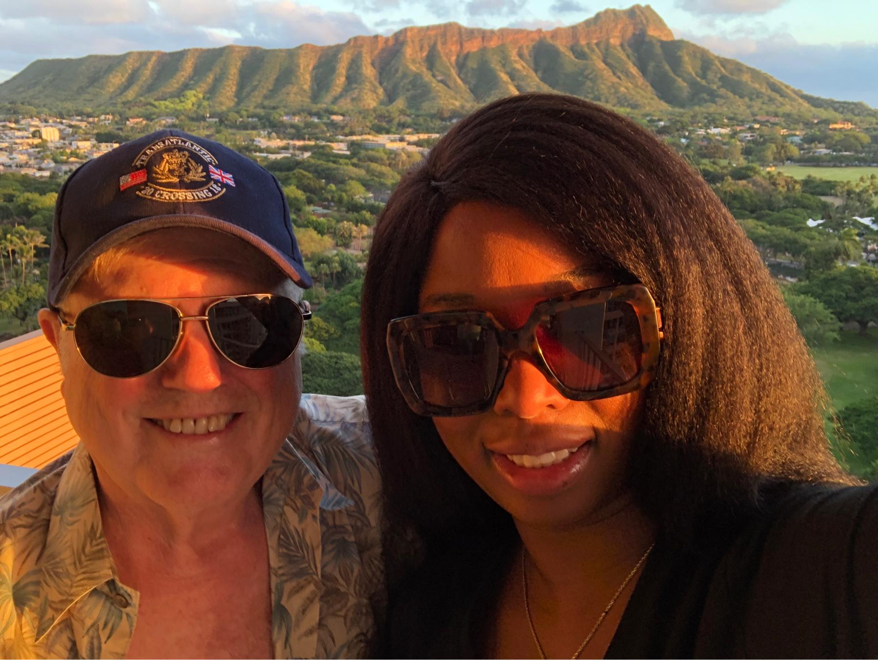 Honolulu, Hawaii 
Scenery: Diamond Head & Waikiki Beach