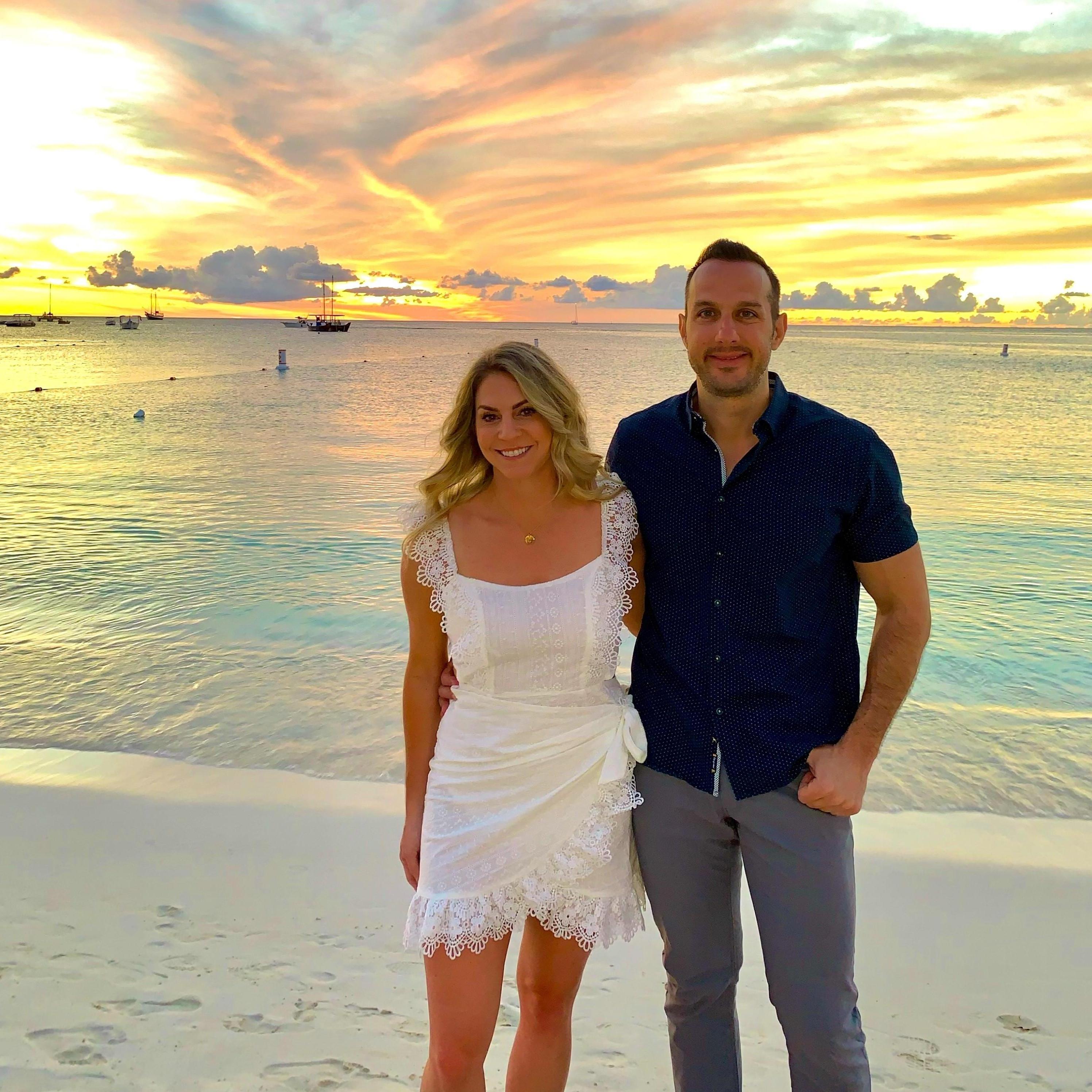 This is on the beach where we are getting married in Aruba!