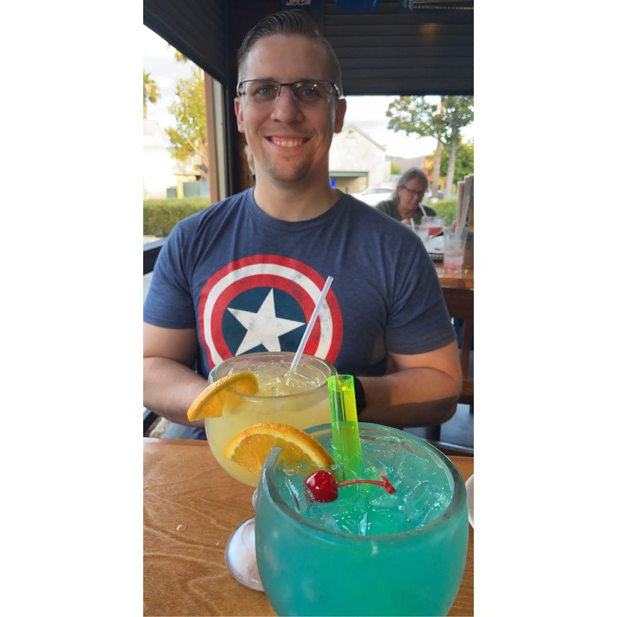 Our 3rd date together at our favorite restaurant, Texas Road House.