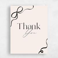 Beige Wedding Thank You - Alba Portrait