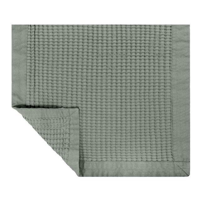 GILDEN TREE Bathroom Mat Absorbent Cotton Quick Dry for Shower, Bath & Bathtub Washable Thin, Modern Style (Sage Grey)