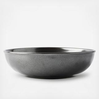 Pewter Stoneware Coupe Pasta Bowl