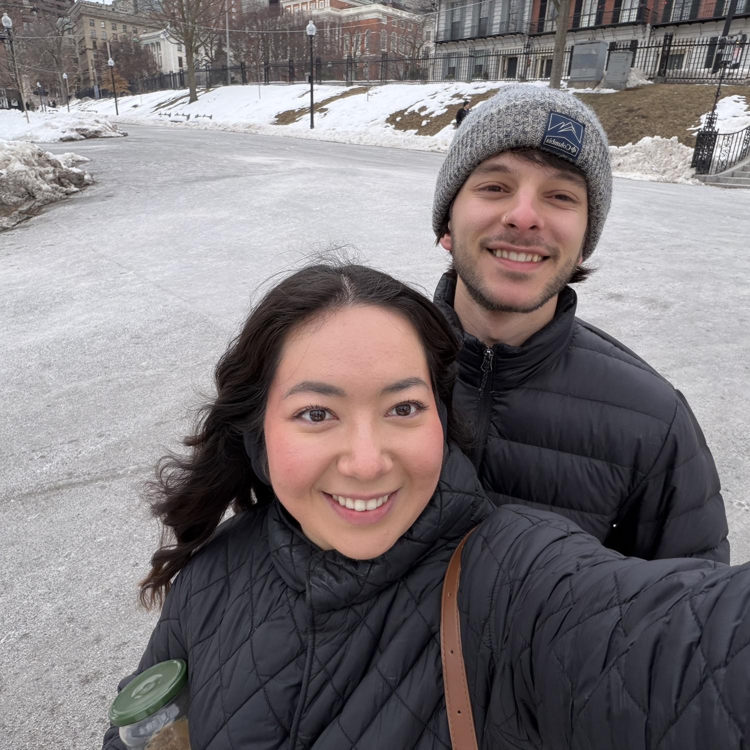 Visiting Boston in the winter!