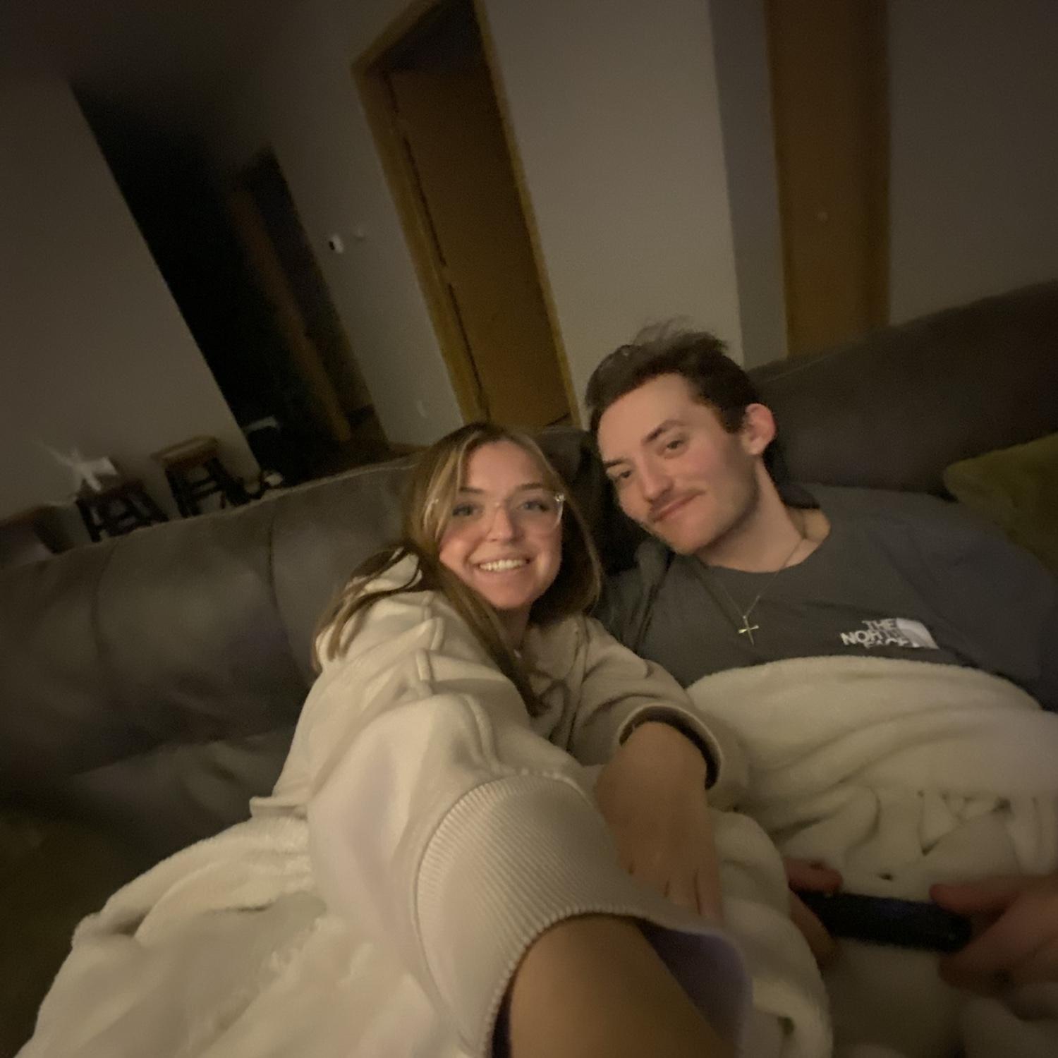 First picture at our first place together!