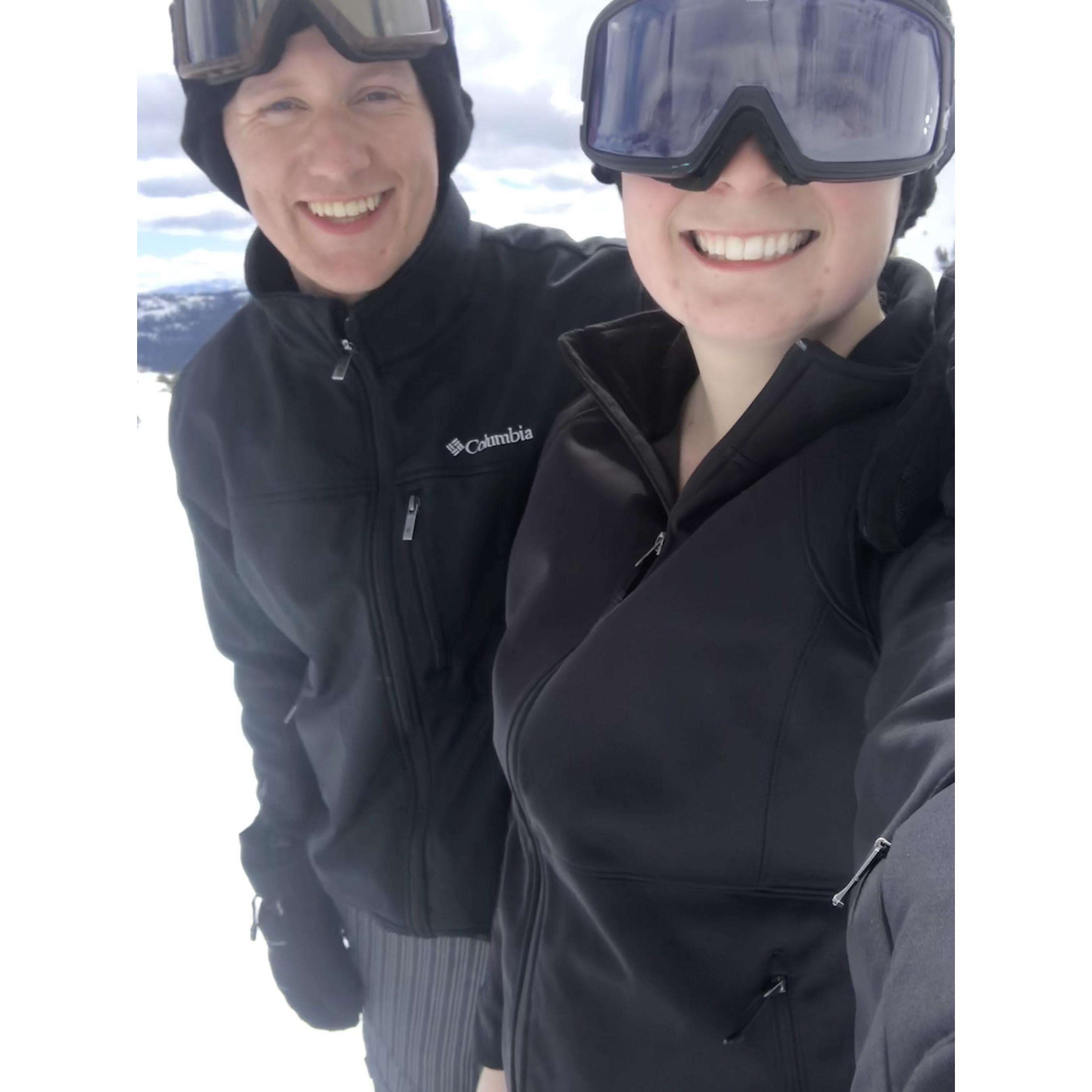 Our first snowboarding trip together!
Squaw Valley, Tahoe