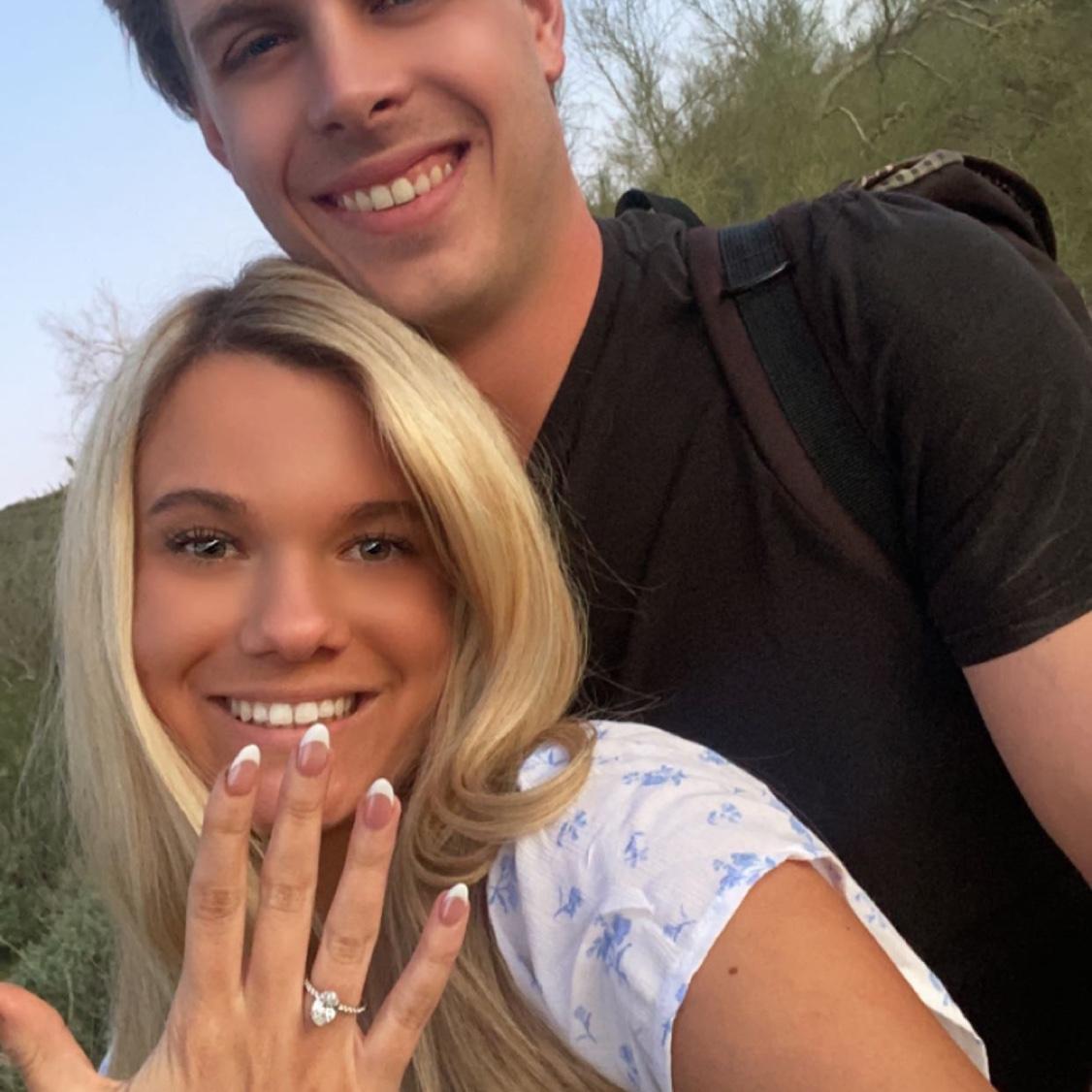 When he first popped the question
