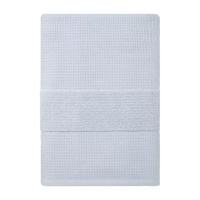 Haven™ Organic Cotton Waffle & Terry Bath Sheet in Grey
