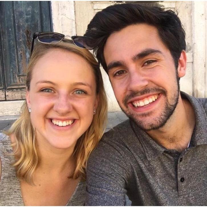 Hanging out in Venice on our first trip to Europe in August 2017.