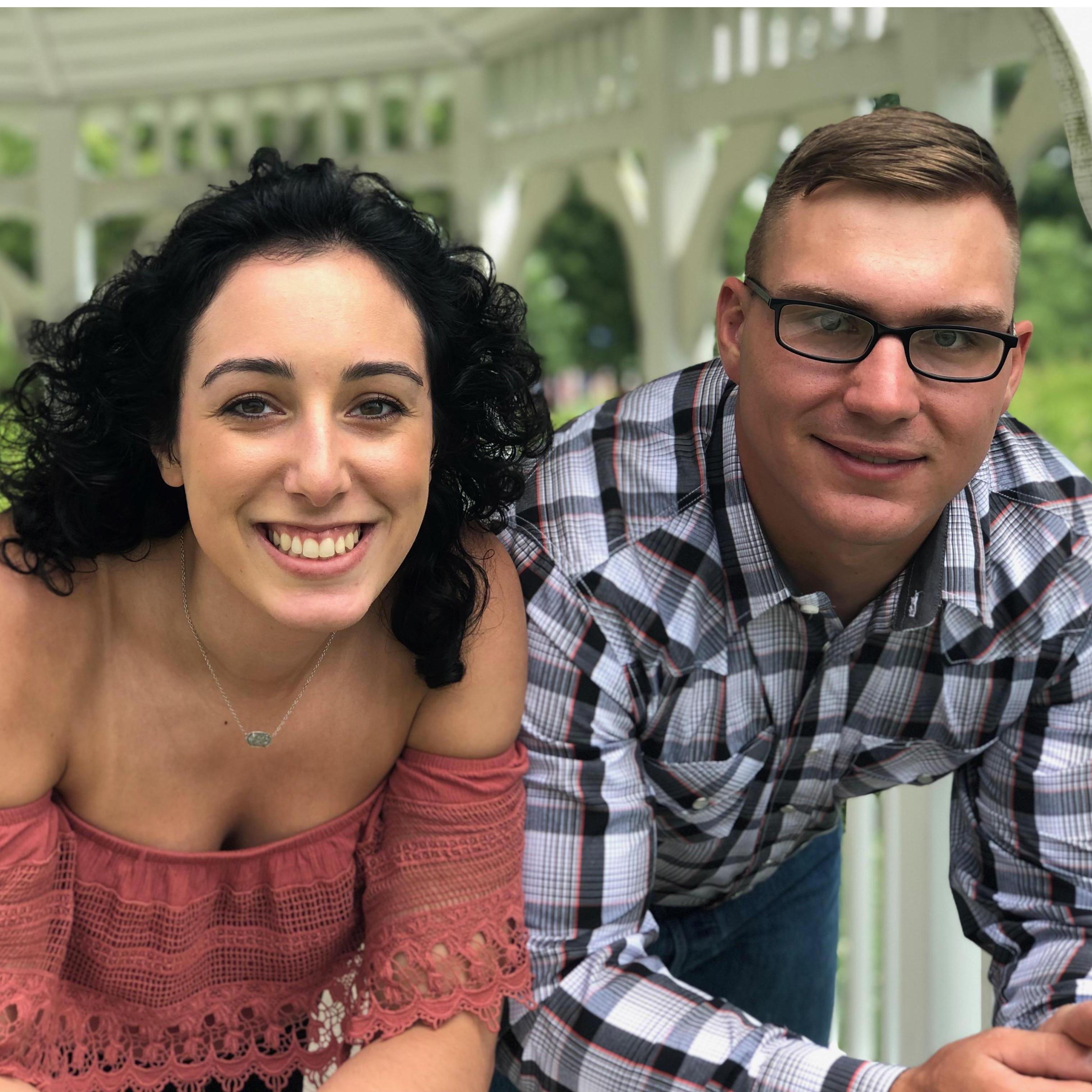 It was Seth's idea to have our own little photoshoot in a park