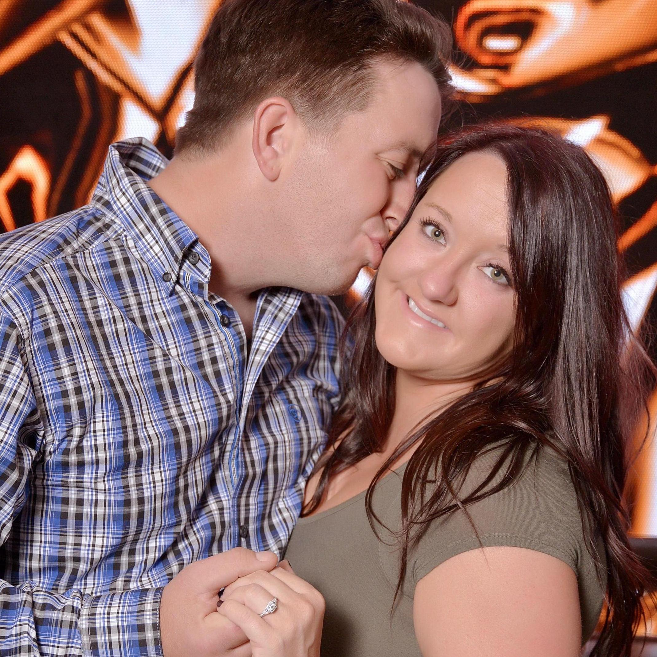 First photo as an "engaged couple"