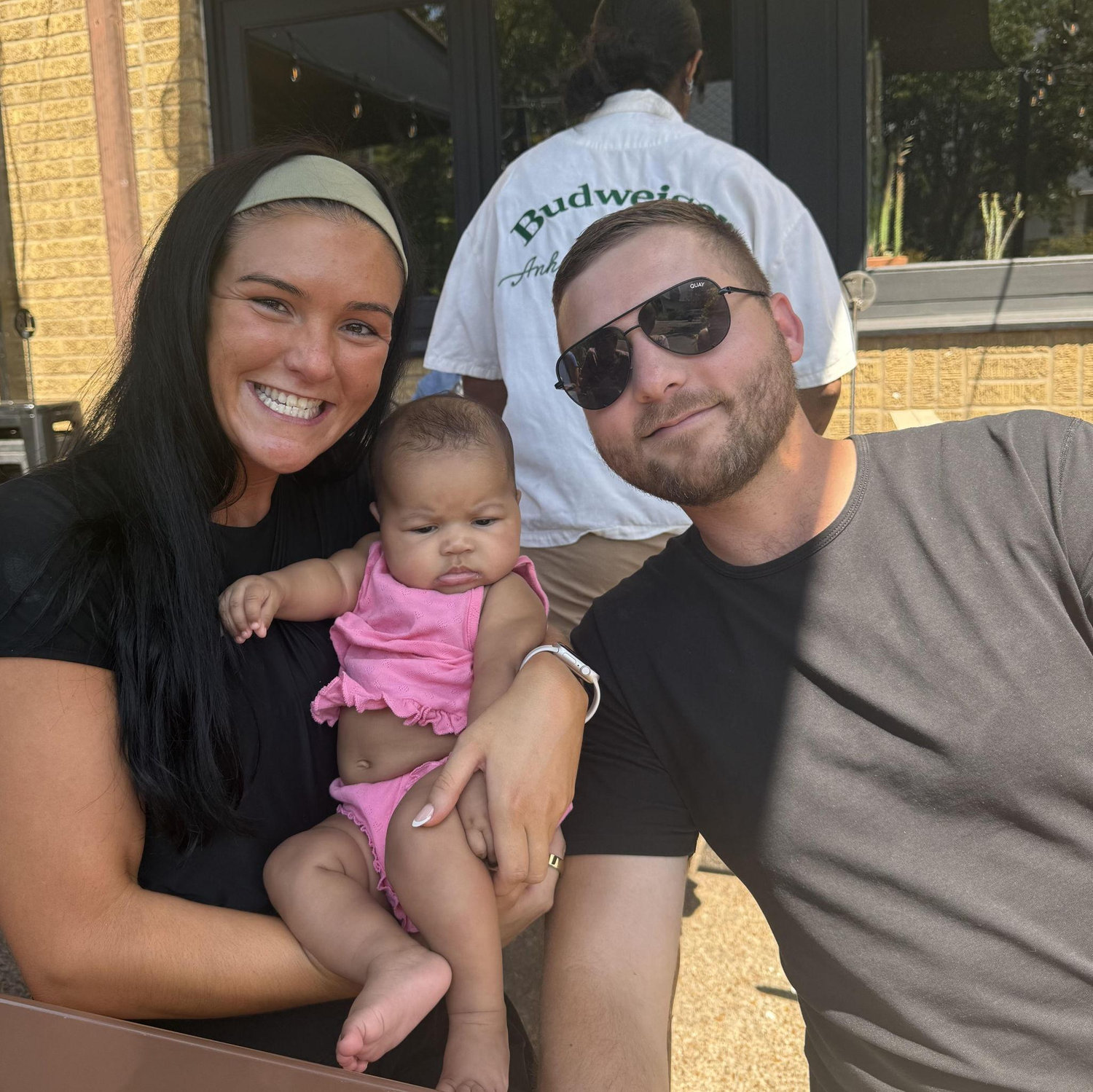 August 29, 2025 - Met our sweet flower girl Kennedy for the first time!
