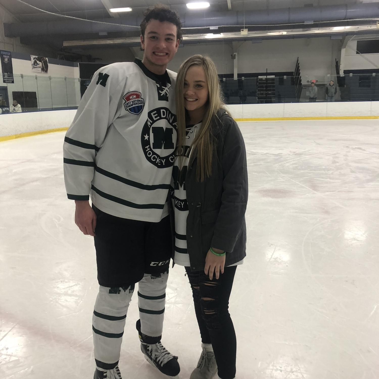 Attended lots of Medina hockey games!