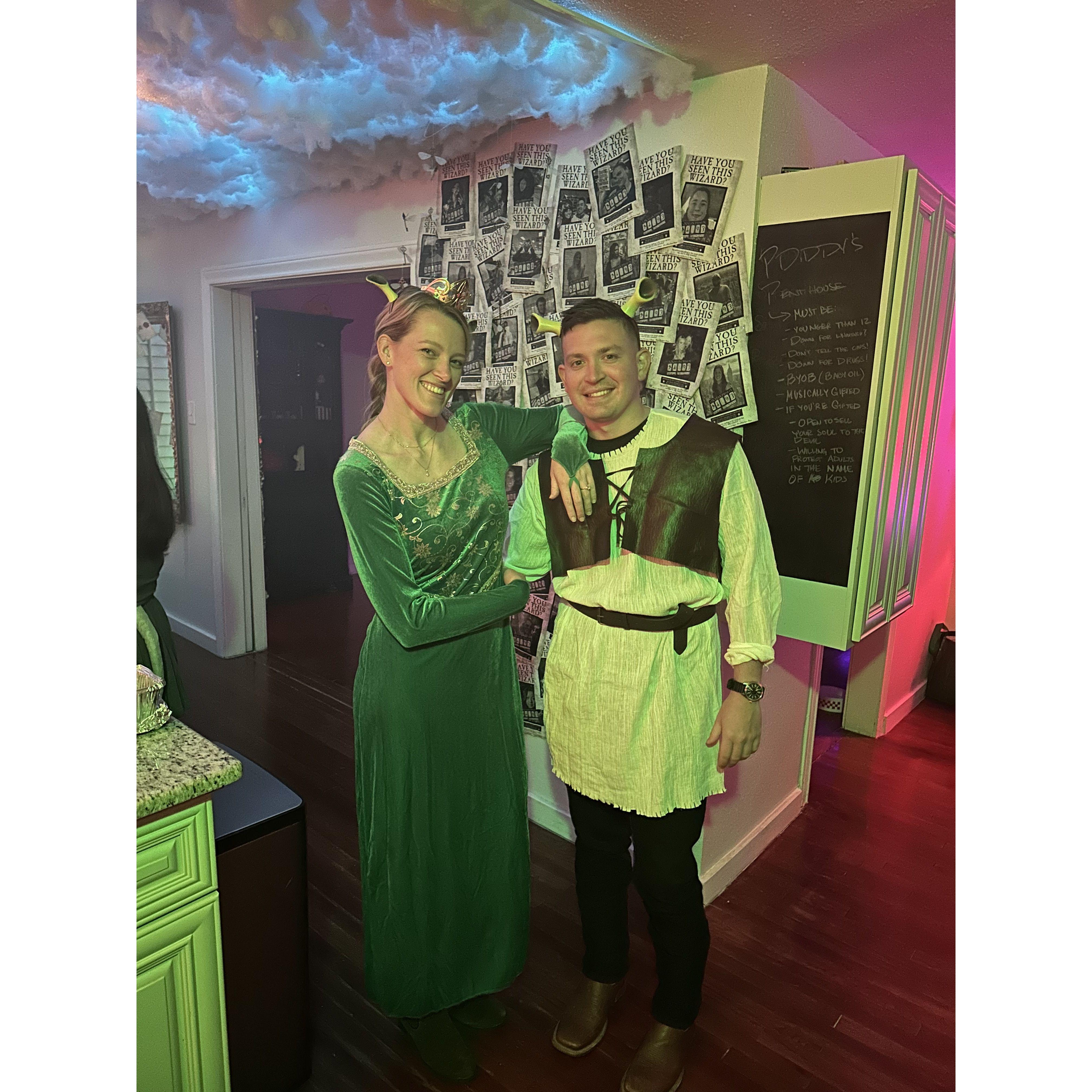 Shrek and Fiona for Halloween!