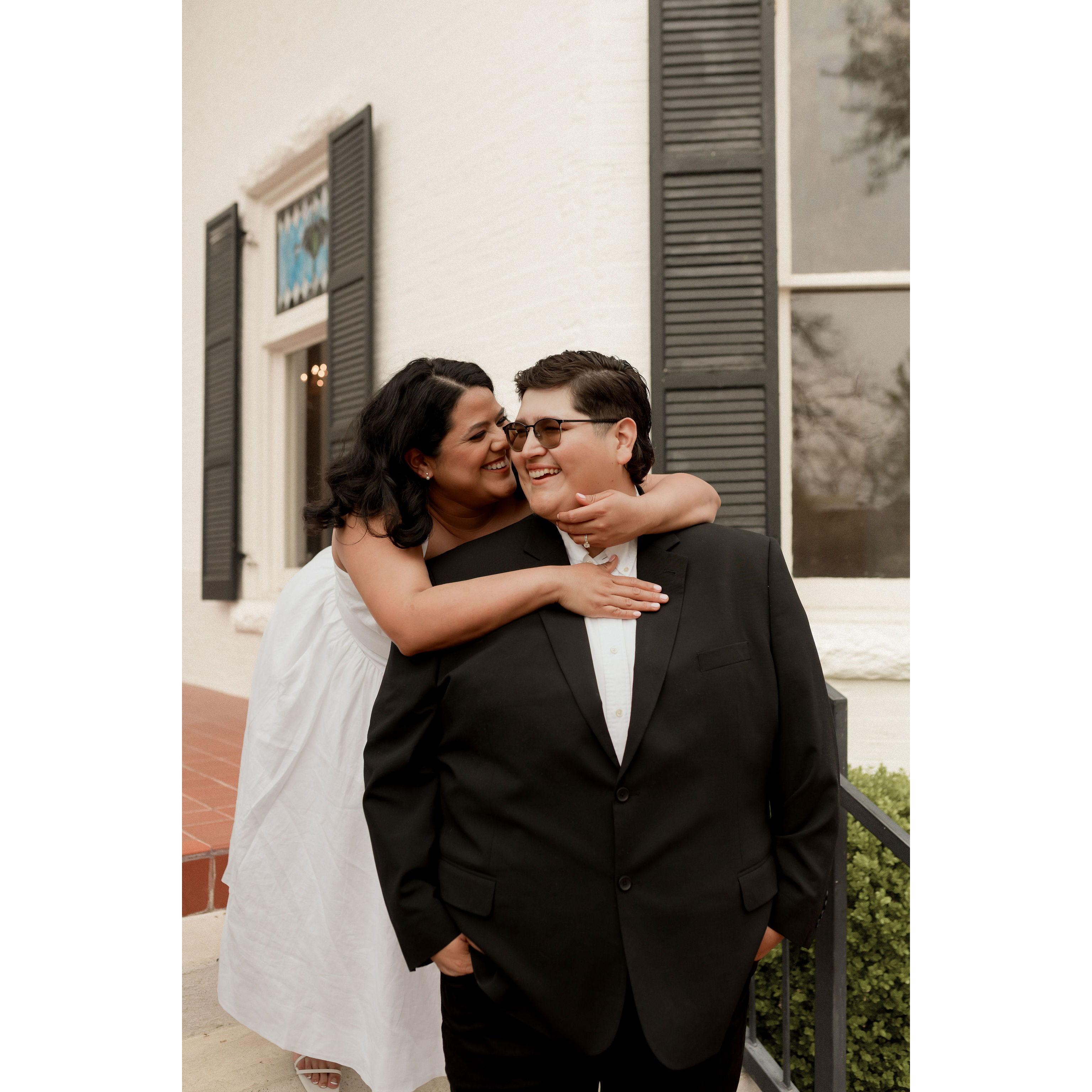 Engagement photos for our eight year anniversary before we say “I do”